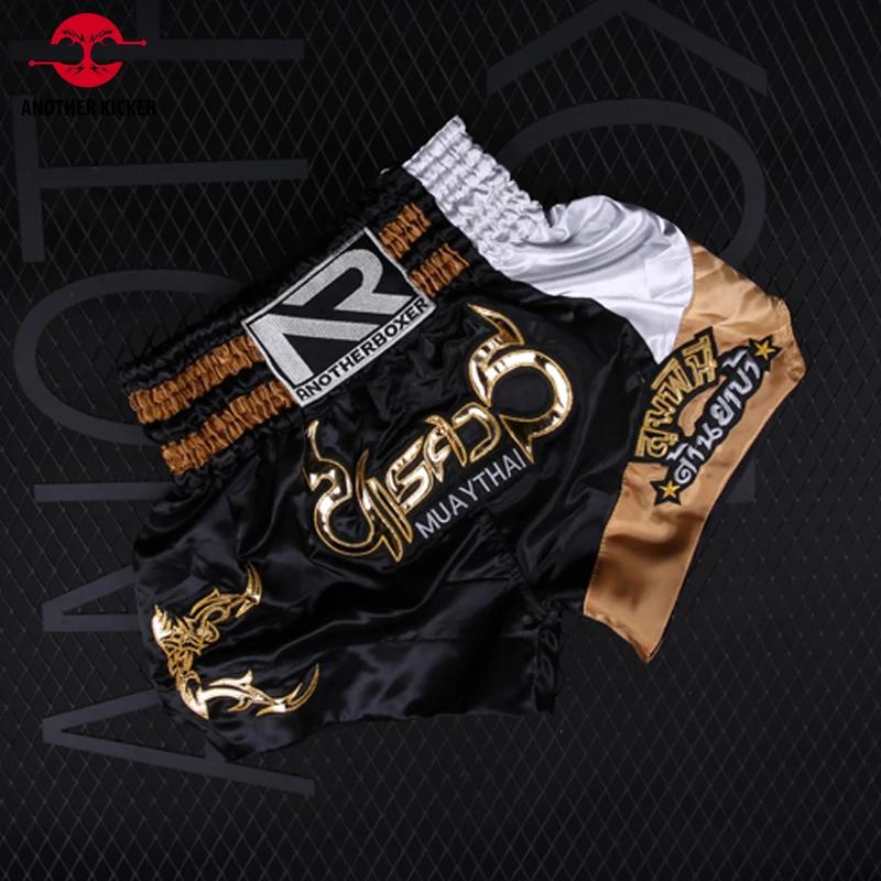 Short de boxe thaï Muay Thai - Pantalon de combat MMA et Kickboxing pour hommes et femmes