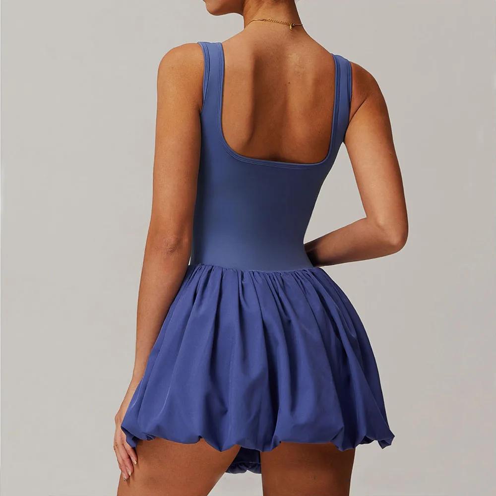 Ensemble short trempé fitness femme - Combinaison gym tennis yoga sport féminin