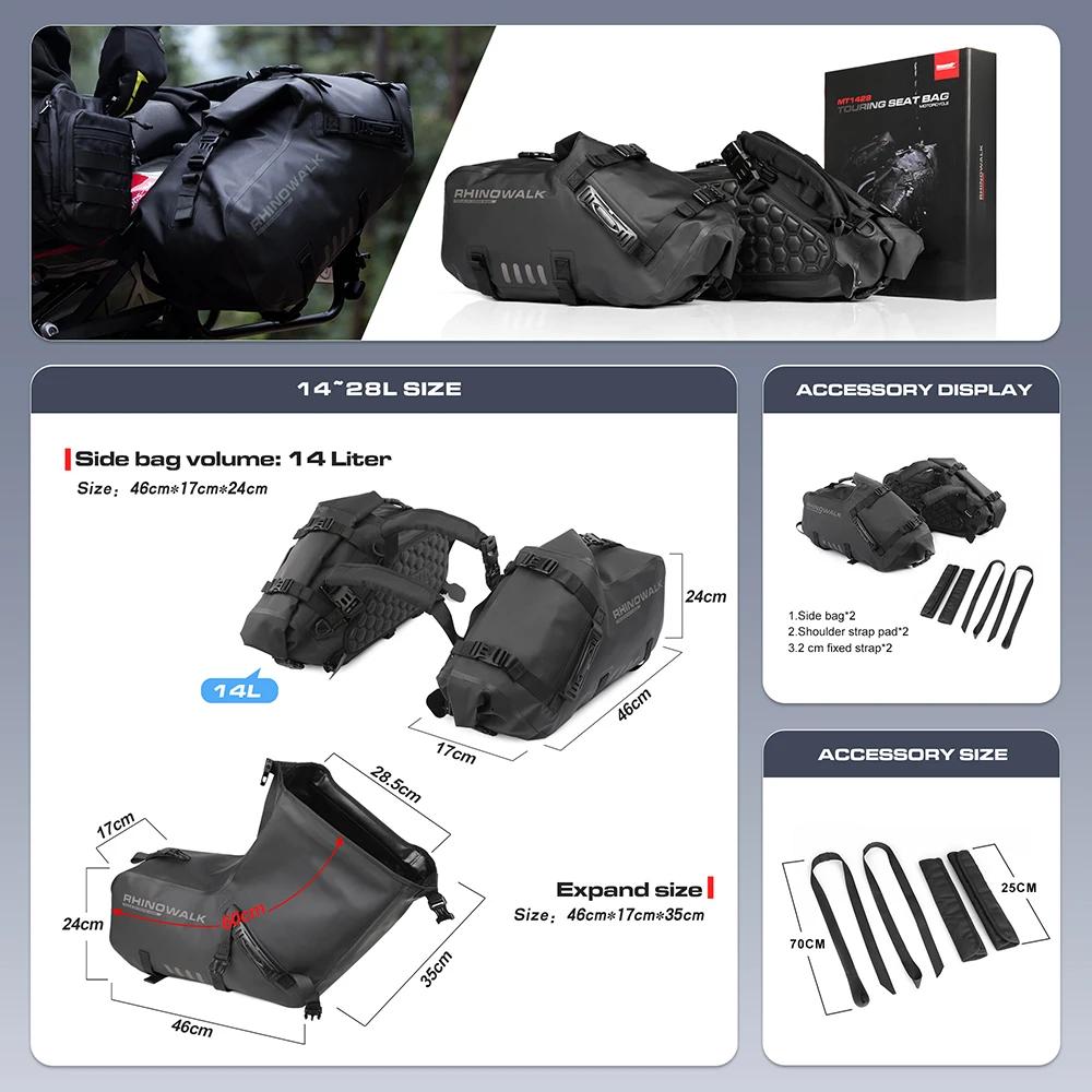 Bal inowalk-Sac à Dos Étanche pour Moto, Grande Capacité, 28l, Accessoires pour Casque