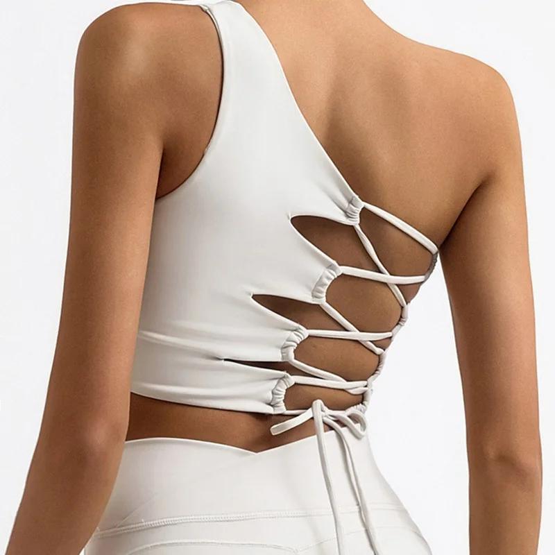 Cloud Hide-Soutien-gorge sexy à dos nu pour femme, sous-vêtements de sport, yoga, course à pied, ent