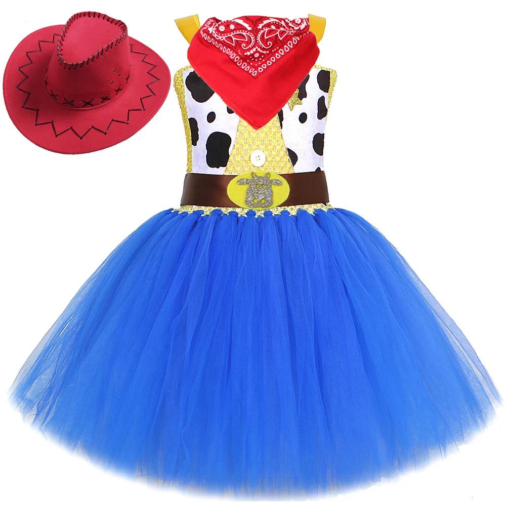 Costumes de cowgirl Woody pour filles, costumes de princesse Jessie, tenues de Noël et d'Halloween p