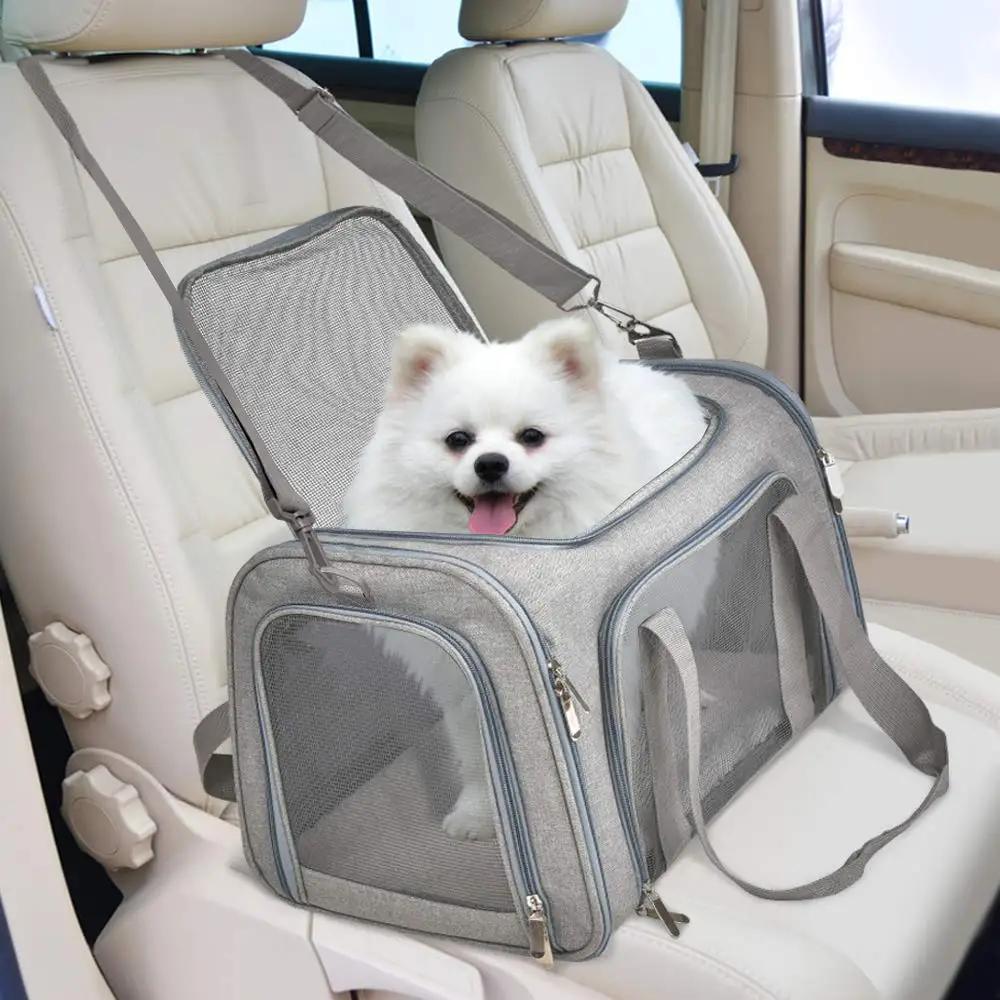 Sac de Transport pour chiens, sac à dos latéral souple, porte-animaux de compagnie, sacs de voyage p