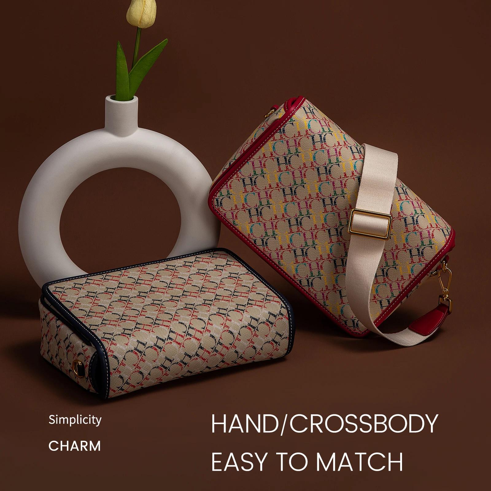 CHCH – sac de selle pour femmes, nouvelle marque, lettre imprimée, sac à bandoulière croisé à rabat,