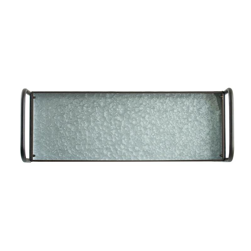Étagère Galvanisée à 3 Niveaux, 35x12.5x40 Pouces