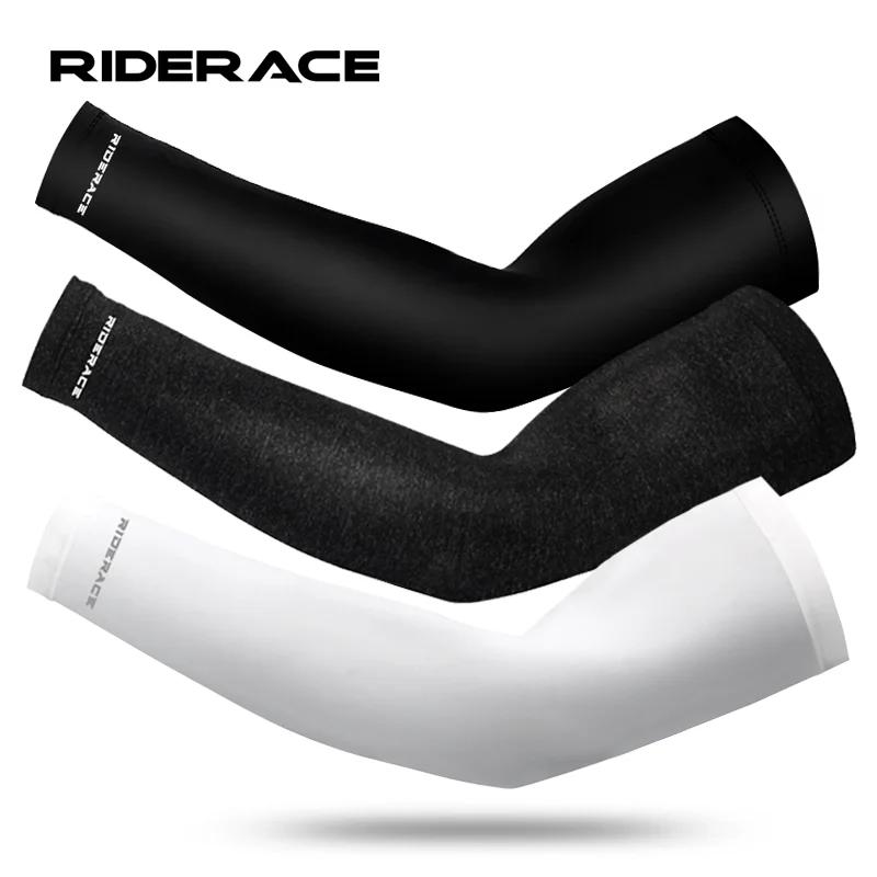 Manchon de bras en soie glacée, séchage rapide, respirant, Protection UV, tenue de Sport, Fitness, b