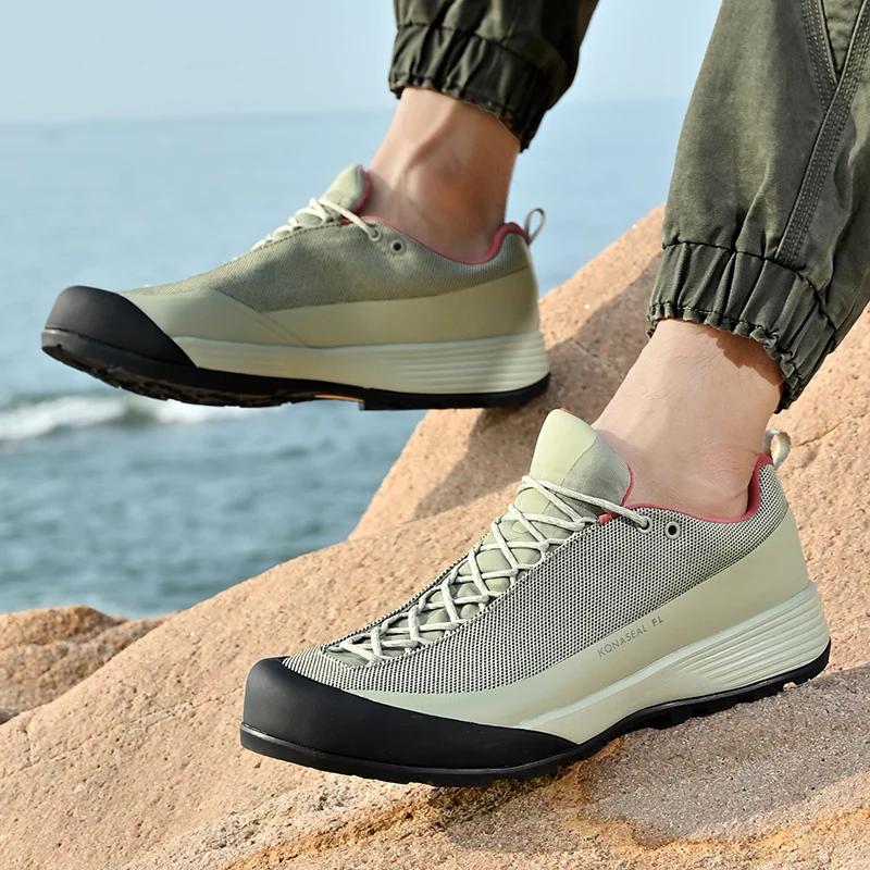 Hommes Jogging chaussures de marche chaussures de randonnée en plein air maille respirant homme Trek