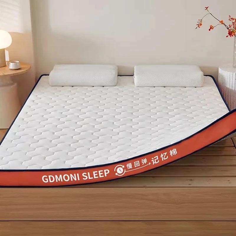 Nouveau matelas en mousse à mémoire de forme en latex 4/7cm, Tatami, éponge de haute qualité, double
