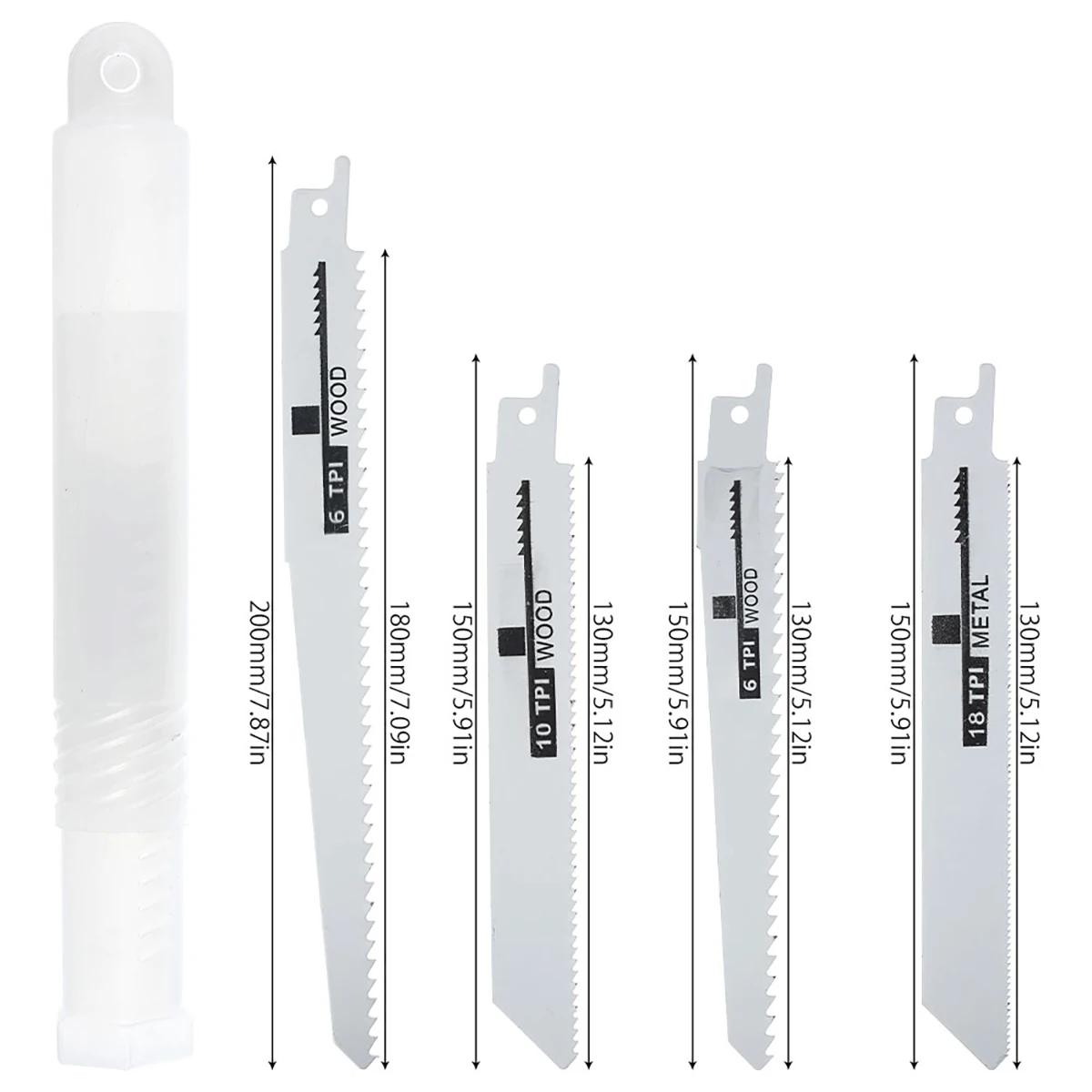 Lames de scie alternative, scie sabre, scie à main, lame de scie multiple pour bois, métal, plastiqu