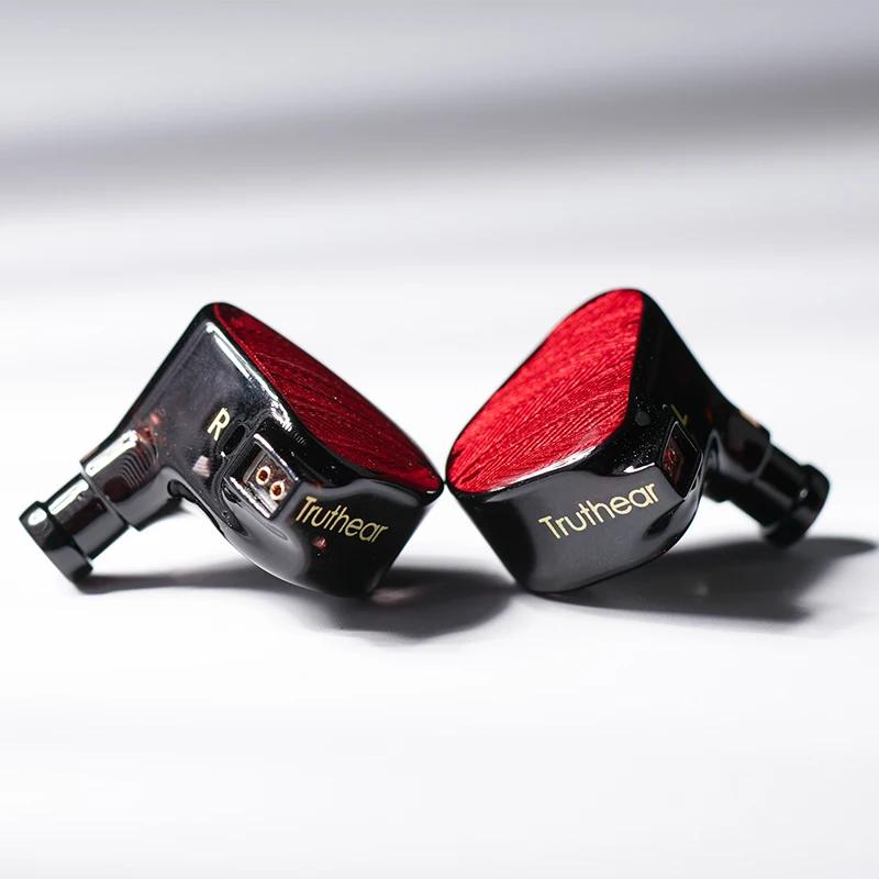 TRUTHEAR x Crinacle ZERO: écouteur rouge double pilotes dynamiques écouteurs intra-auriculaires avec