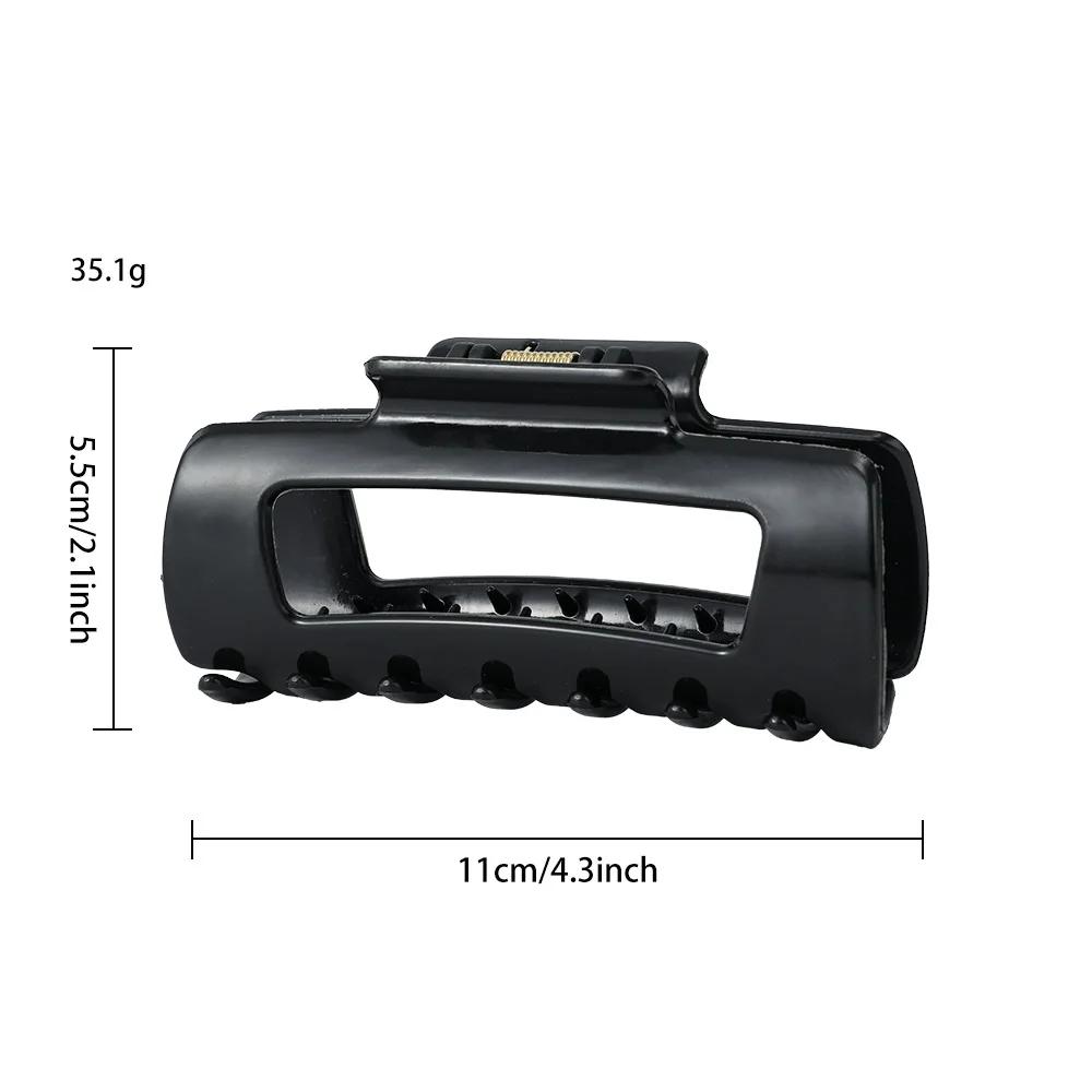 Pinces à cheveux flexibles en silicone, grande pince à griffes pliable antidérapante | Pinces à ch