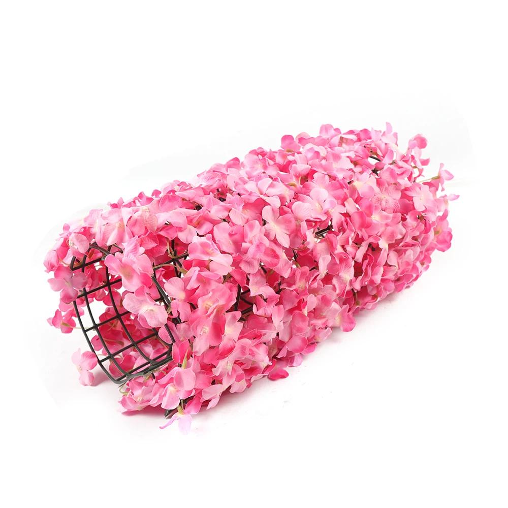 Panneaux Muraux de Fleurs Roses Artificielles, Polymères Muraux de Fleurs InjRose, pour Décoration M