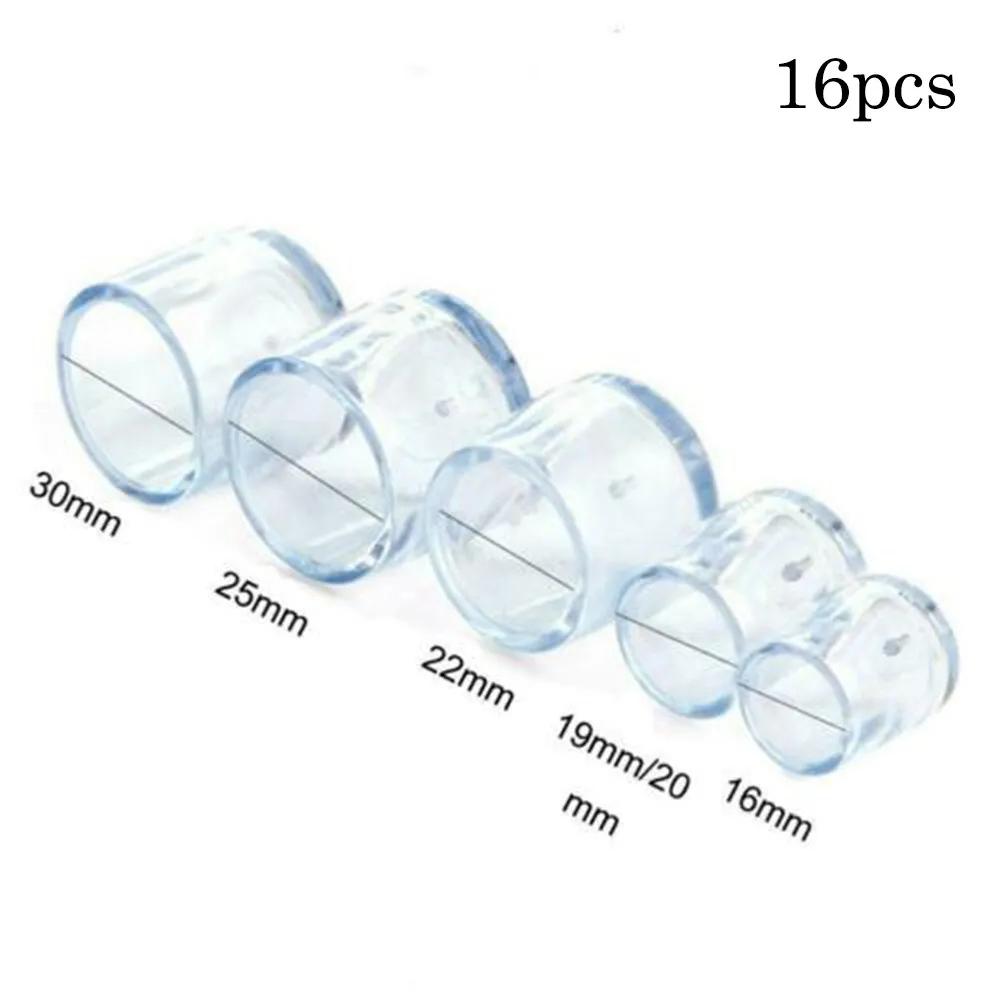 16 pièces couvre-pieds de chaise couvre-pieds de chaise en caoutchouc pieds protecteur Pad meubles T