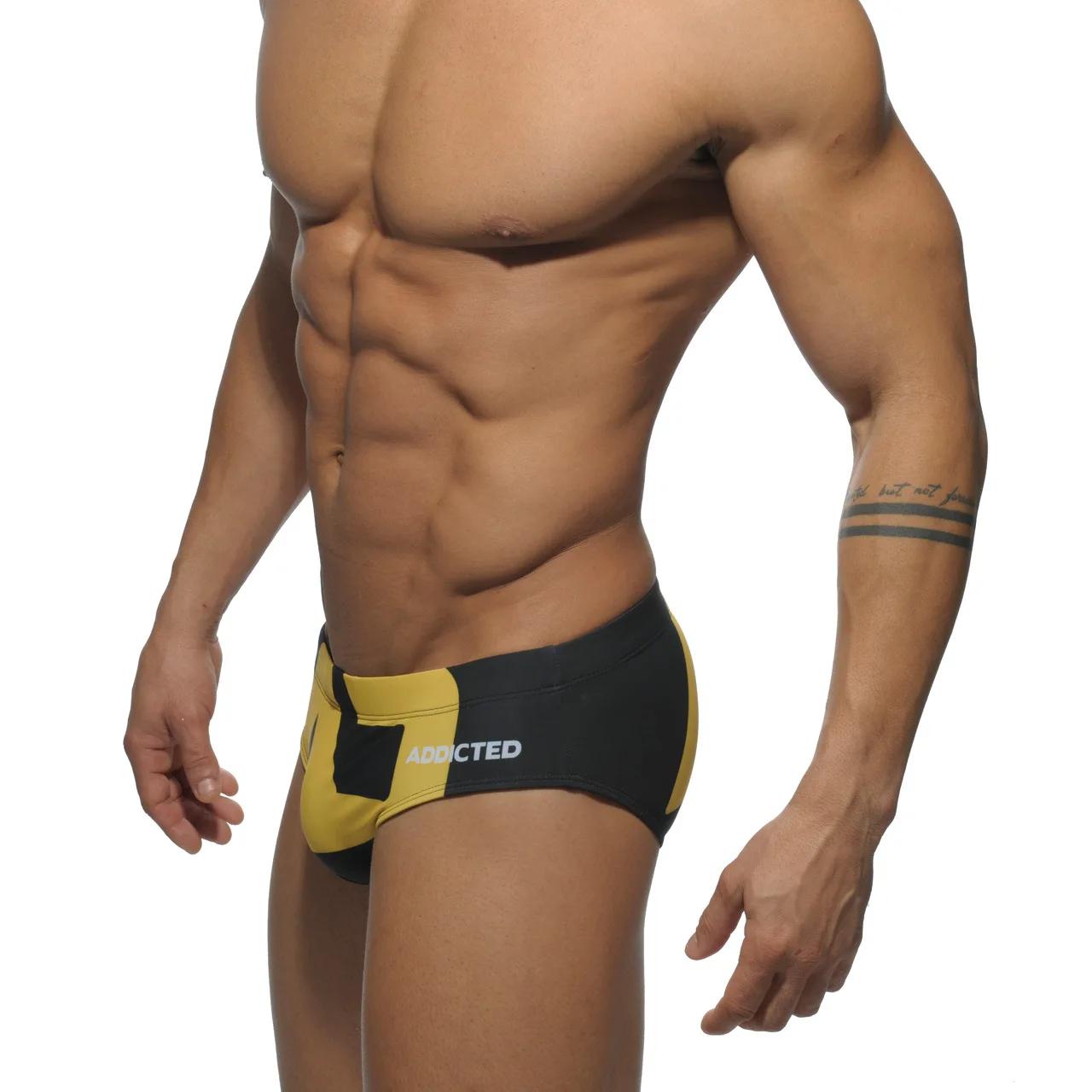 Hommes Sexy été plage courte basse attendre slip de bain maillots de bain Surf plage Boxer brève bro