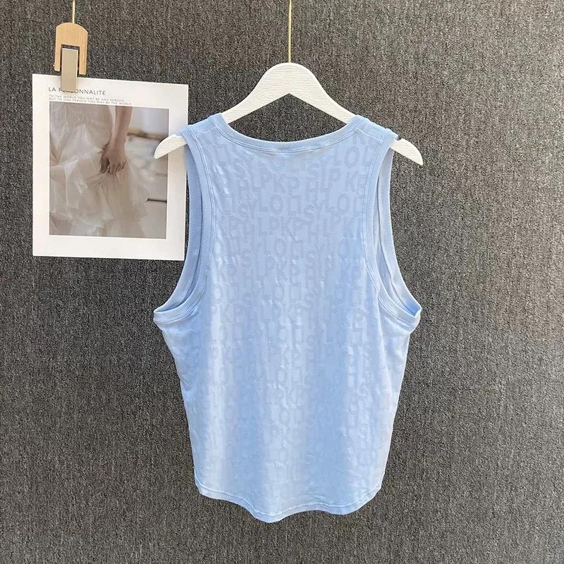 Chemisier de sport Pilates sans manches pour femmes, gilet fin d'été, Fitness, séchage rapide, chemi