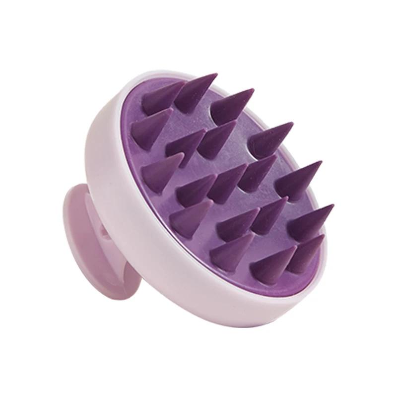 Brosse de Énergie du Cuir oral elu en Silicone, Peigne à Poignée Magique, Spa