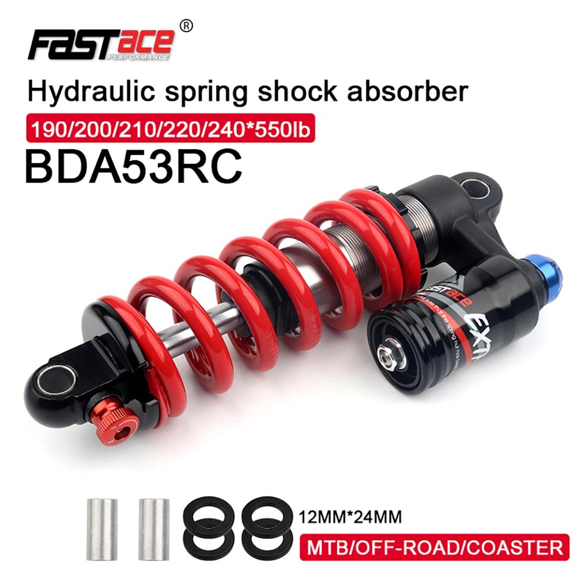 Fastace-Amortisseur de moto 53RC, suspension arrière de vélo VTT, 265mm, 190mm, 200mm, 210mm, 220mm,