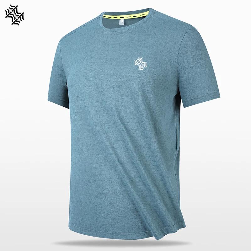 SBWL-T-shirt à séchage rapide pour homme, chemise de protection respirante, soie glacée, randonnée e