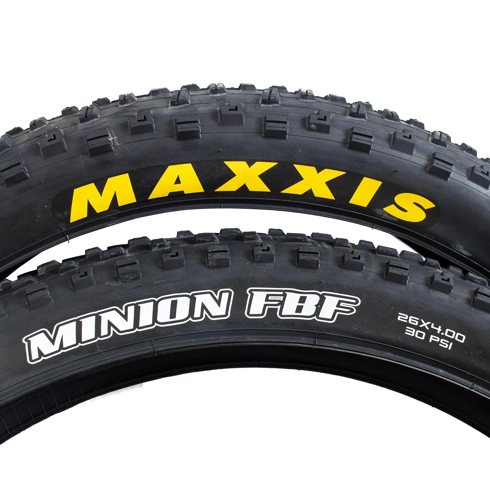 1 pièce Pneu VTT pliable MAXXIS 26 Minion FBF FBR 26*4.0 26*4.8 pour Trial Ride Fat Bike Plus, à fai