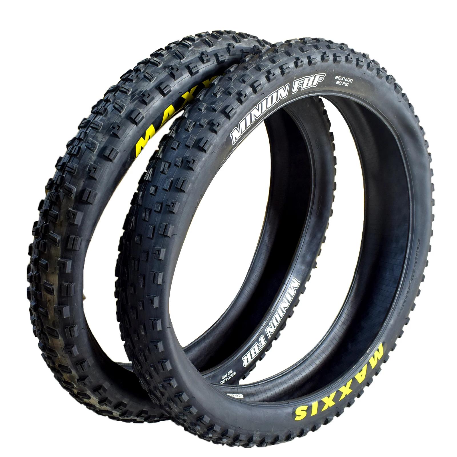 1 pièce Pneu VTT pliable MAXXIS 26 Minion FBF FBR 26*4.0 26*4.8 pour Trial Ride Fat Bike Plus, à fai