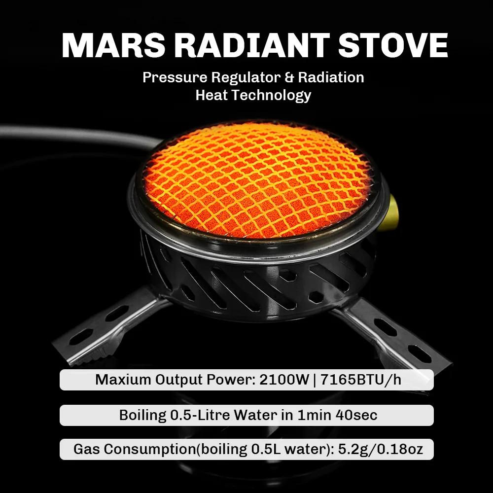 Système de réchaud radiant à grain d'érable au feu, exdésinfection thermique coupe-vent compacte ave