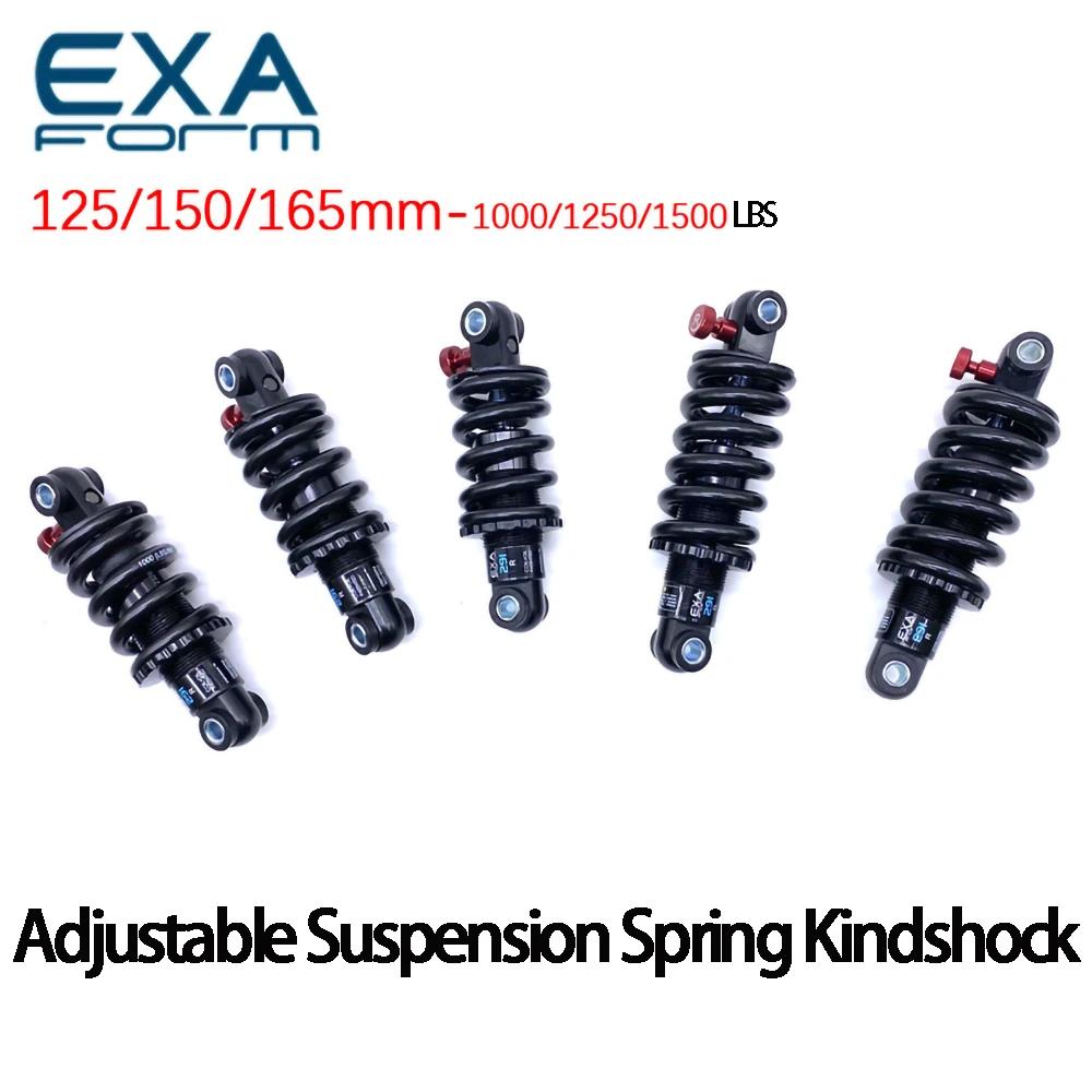 EXA Form-Amortisseur Arrière 291R, Suspension Réglable, Ressort, Kindshock, Descente, VTT, Vélo, Sco