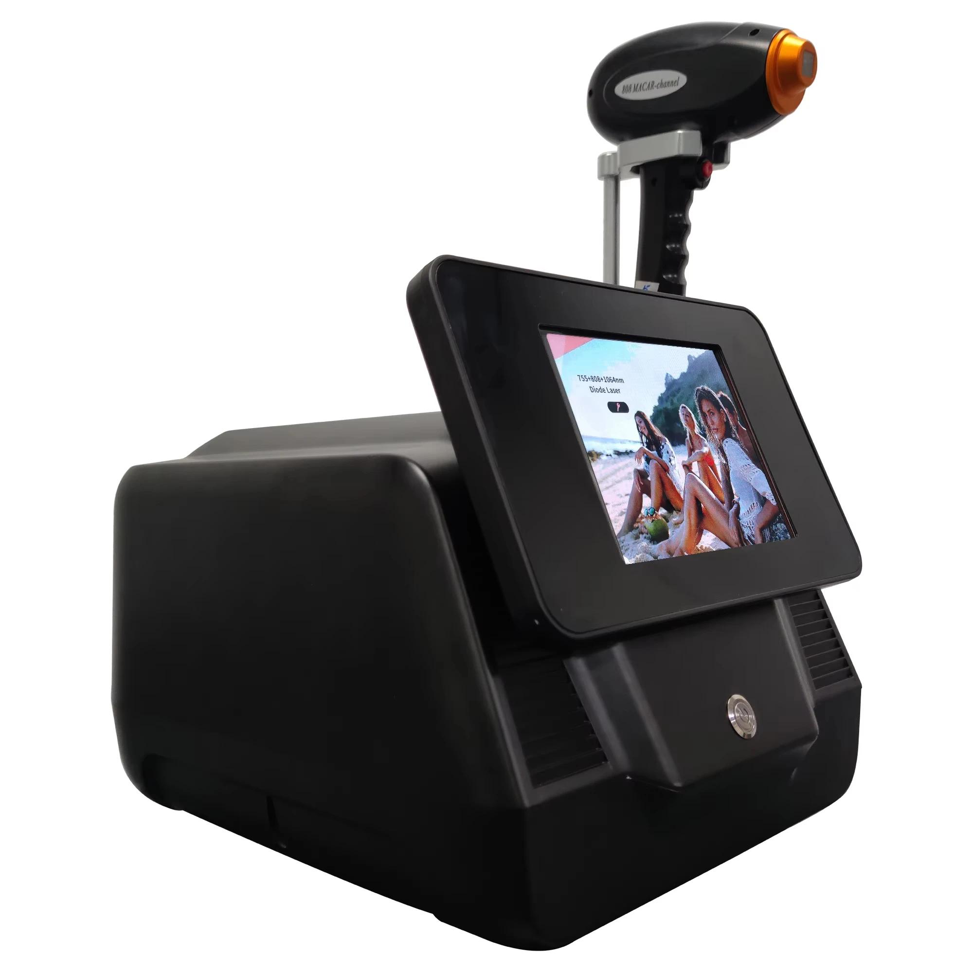 Nouveau Machine d'épilation Laser de bureau professionnel 808nm équipement de beauté Diode Laser