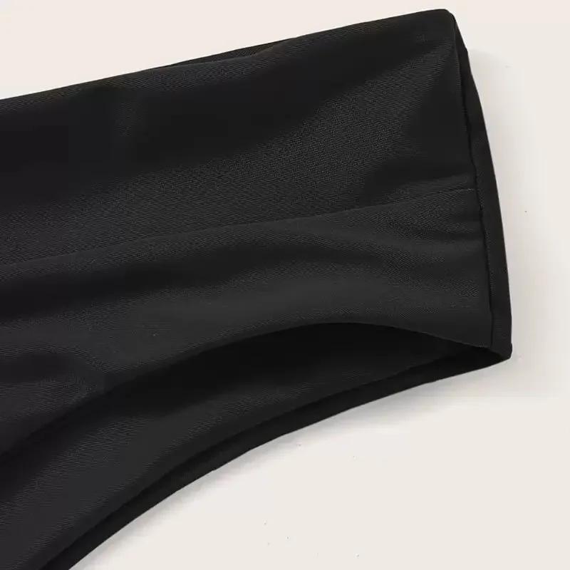 Femmes taille haute brésilien Bikini ensemble Sexy V effronté maillots de bain été plage maillot de
