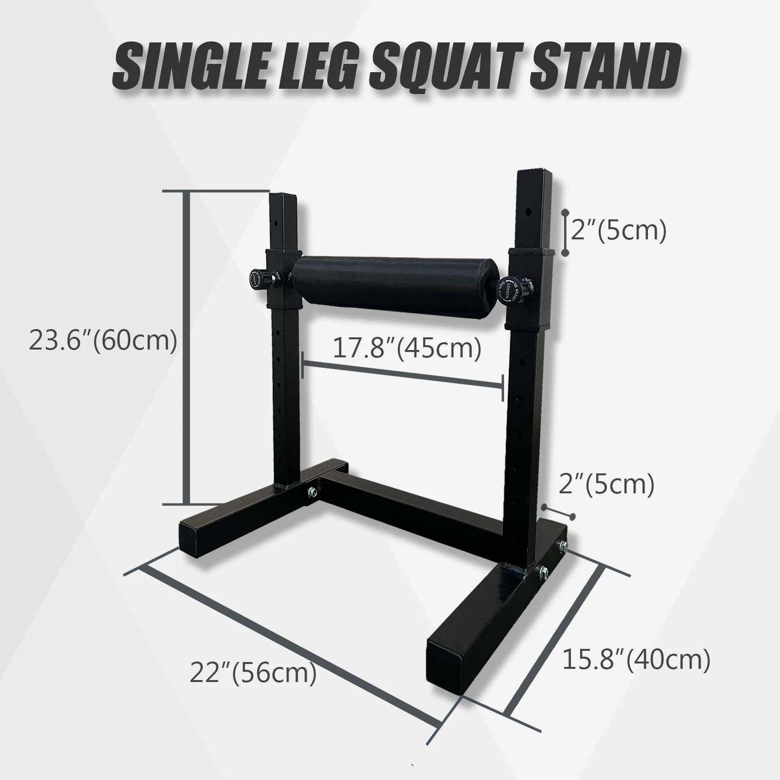 Rouleau de squat à jambe unique, support de squat à hauteur réglable, support de squat fendu bulgare