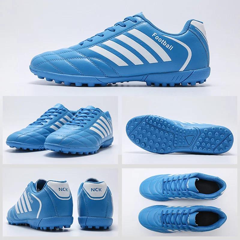 Taille 32-44 enfant chaussures de Football coupe basse adulte baskets de course en plein air sport u