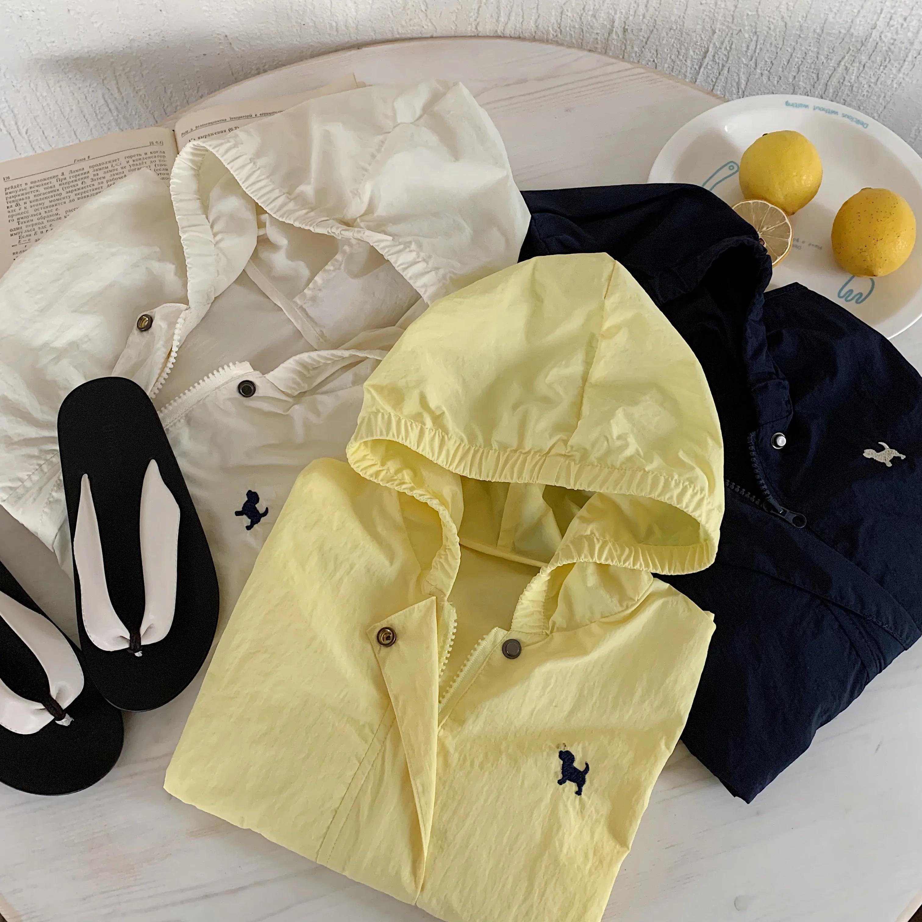 Manteau pour enfants en tissu 2025 avec sucre, nouveau produit d'été pour garçons et filles, vêtemen