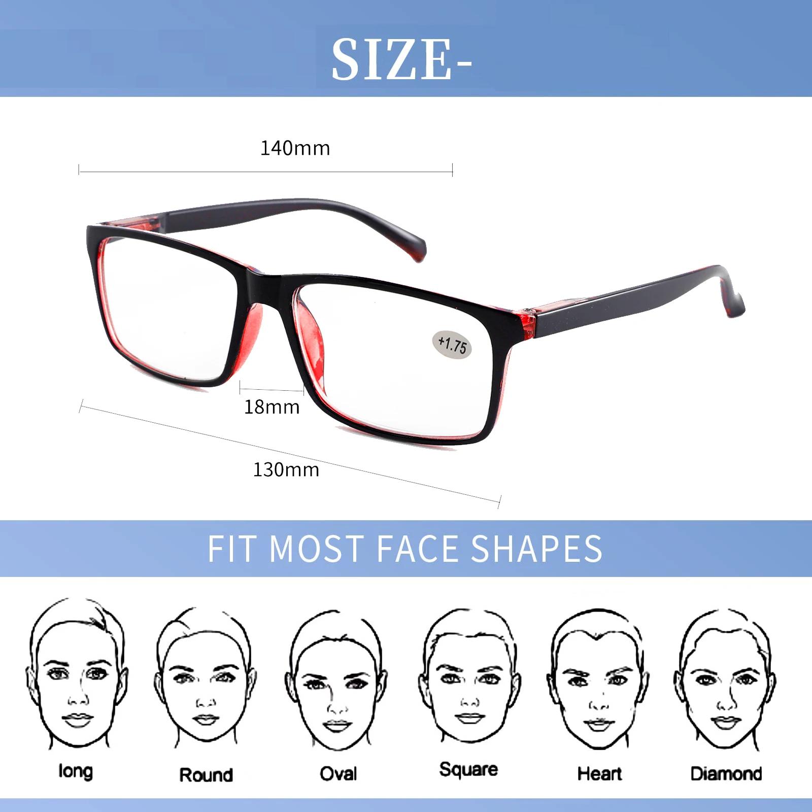 Lunettes de lecture pour hommes et femmes, lunettes de sport Anti-lumière bleue, noires et rouges, p
