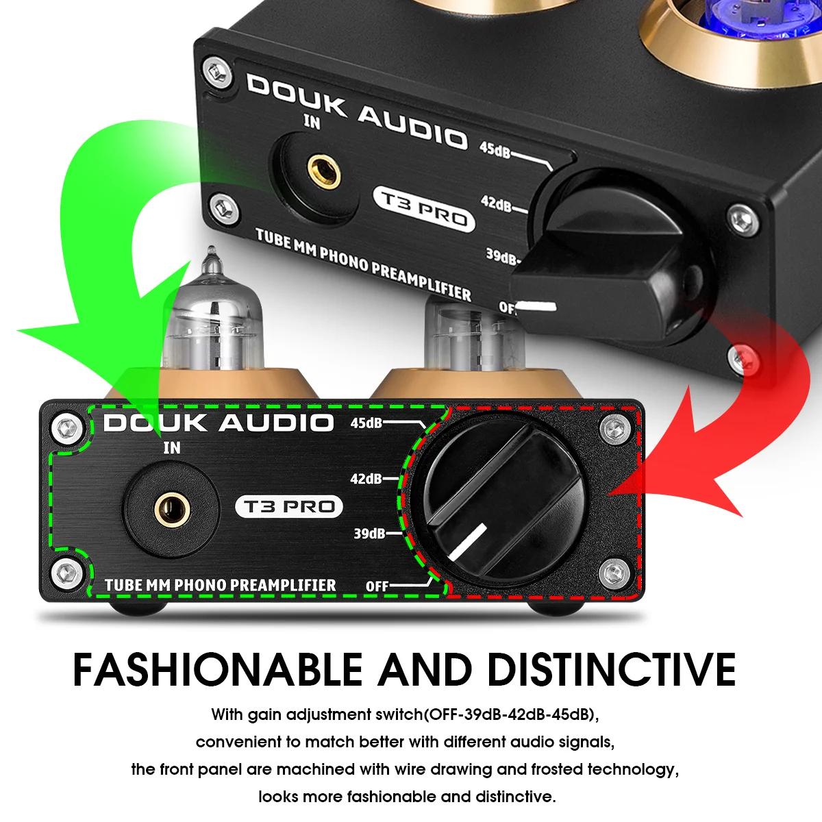 Nobsound Mini MM RIAA Phono scène platine préampli HiFi stéréo Audio Tube sous vide préamplificateur