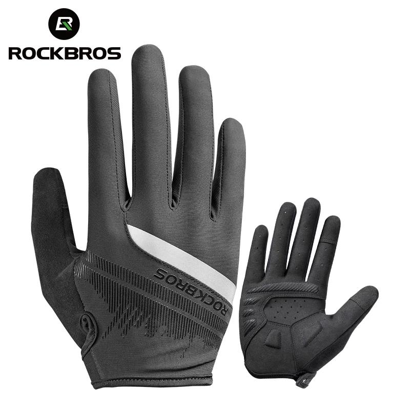 ROCKBROS – gants de cyclisme pour hommes, gants de vélo de printemps et d'automne, antichocs, respir