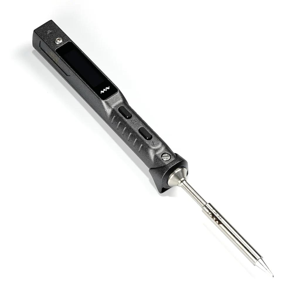 MINIWARE – fer à souder TS101, Portable, température réglable, pointe de Station de soudage numériqu