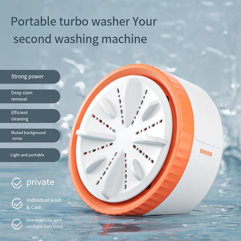 Mini Machine à laver Portable USB rotative Turbo fruits lave-vaisselle à ultrasons pour vêtements ma