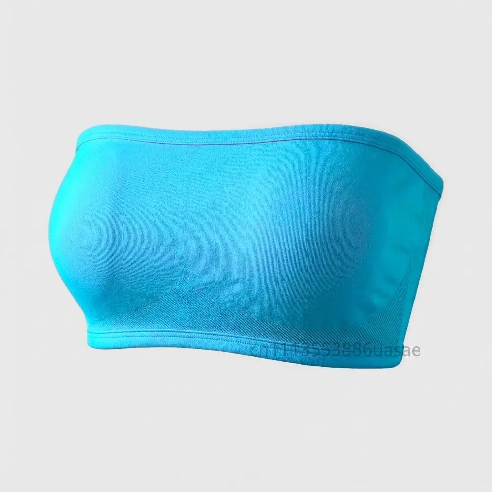 Impact Soutien-gorge de sport bandeau sans dos pour femme, haut court sans couture, effet push-up, p