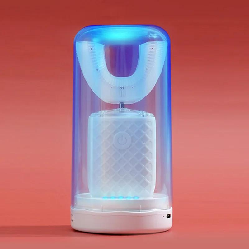 Brosse à dents électrique automatique intelligente à 360 degrés, Type U pour adultes et enfants, bro