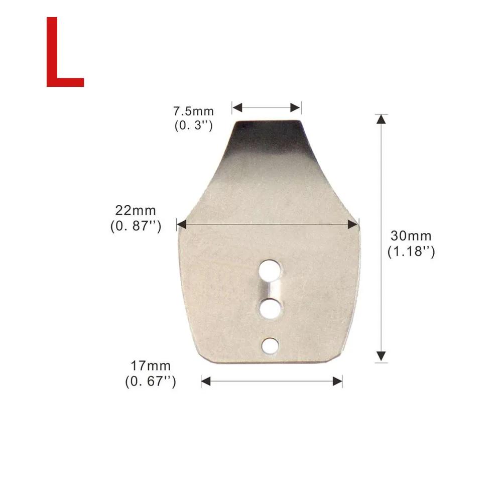 20 pcs/lot S/M/L lame gabarit lames de gabarit de natation en acier inoxydable M, lames de secousse,