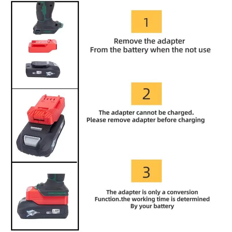 Adaptateur de batterie pour Aldi Ferrex Activ Energy, compatible avec le convertisseur d'outils Park