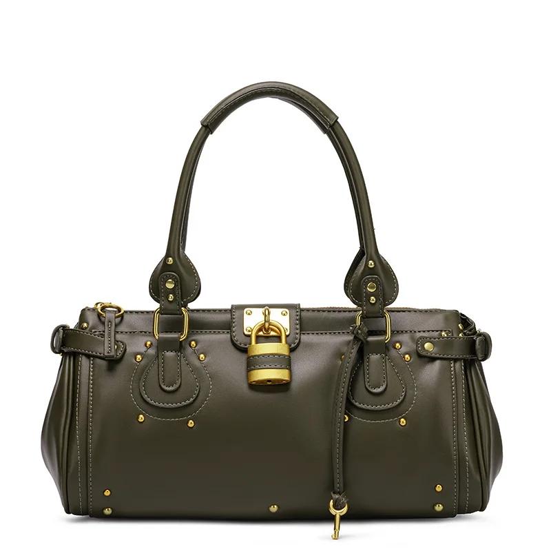 Sac à langer vintage de luxe à la mode, design unique pour femmes, grande capacité, sac à bandoulièr
