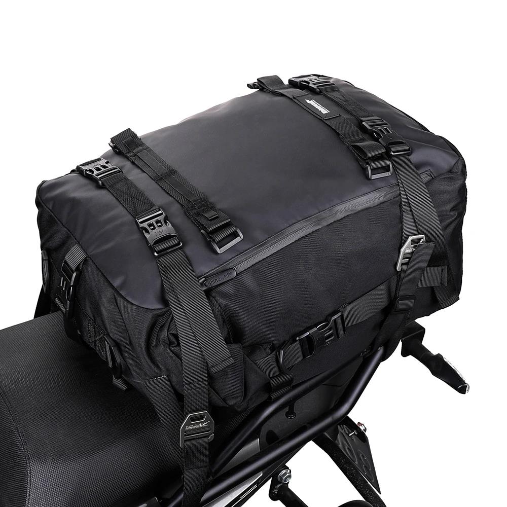 Rhinowalk sac de siège arrière de moto 10L 20L 30L sac de bagages étanche Motocross multi-fonction p