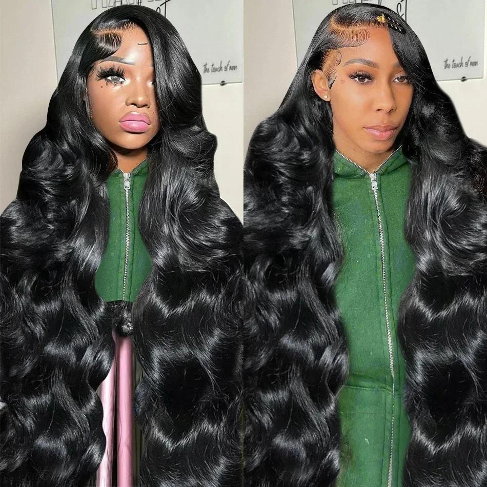 Perruque Lace Front Wig Body Wave Brésilienne Naturelle, Cheveux Humains, 13x4, 13x6, Pre-Plucked, 3
