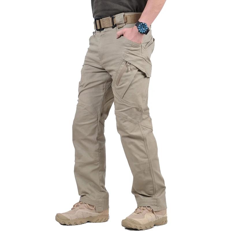 IX9 City – pantalon Cargo tactique pour hommes, en coton extensible, militaire de travail, Flexible,