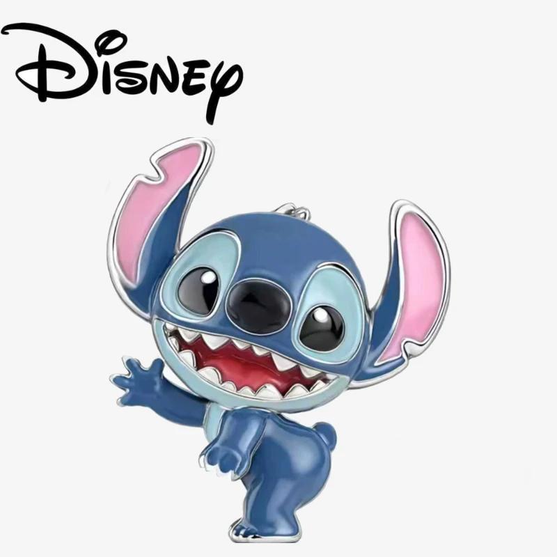 Breloques pendantes Stitch & Angel en argent sterling 925, Sulley Mickey & Minnie Zootopia, compatib