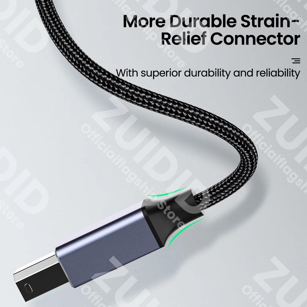 Câble USB type-c vers USB Type B 2.0 pour nouveau MacBook Pro HP Canon Brother Epson Dell Samsung im