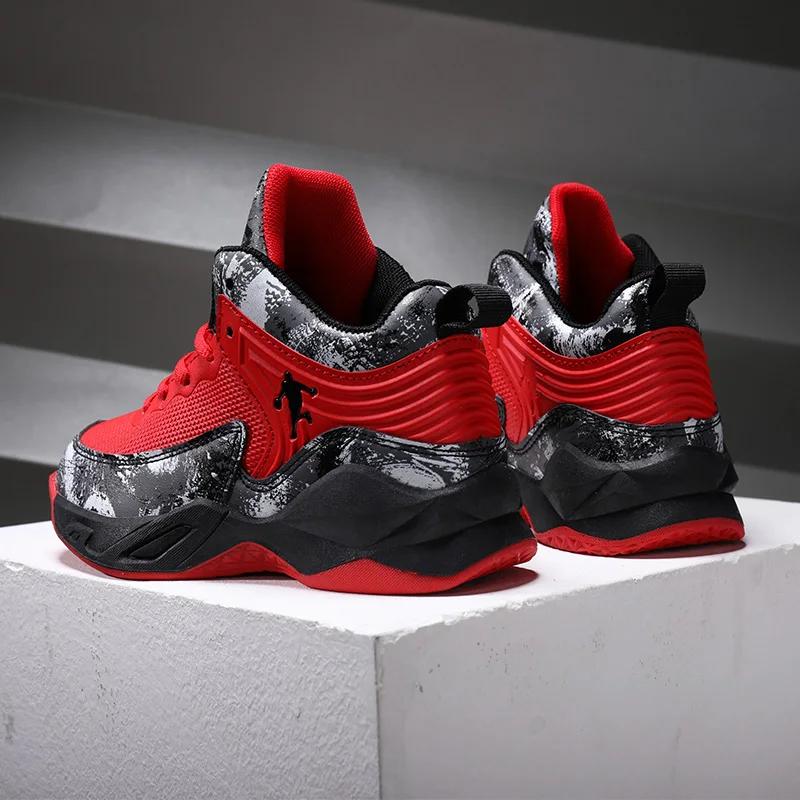2025 chaussures de Basket-ball pour enfants baskets nouveaux garçons marque semelle épaisse antidéra