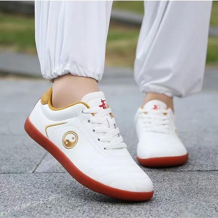 Tai Chi chaussures pour hommes femmes semelle souple Kung Fu baskets noir rouge Wushu Arts martiaux