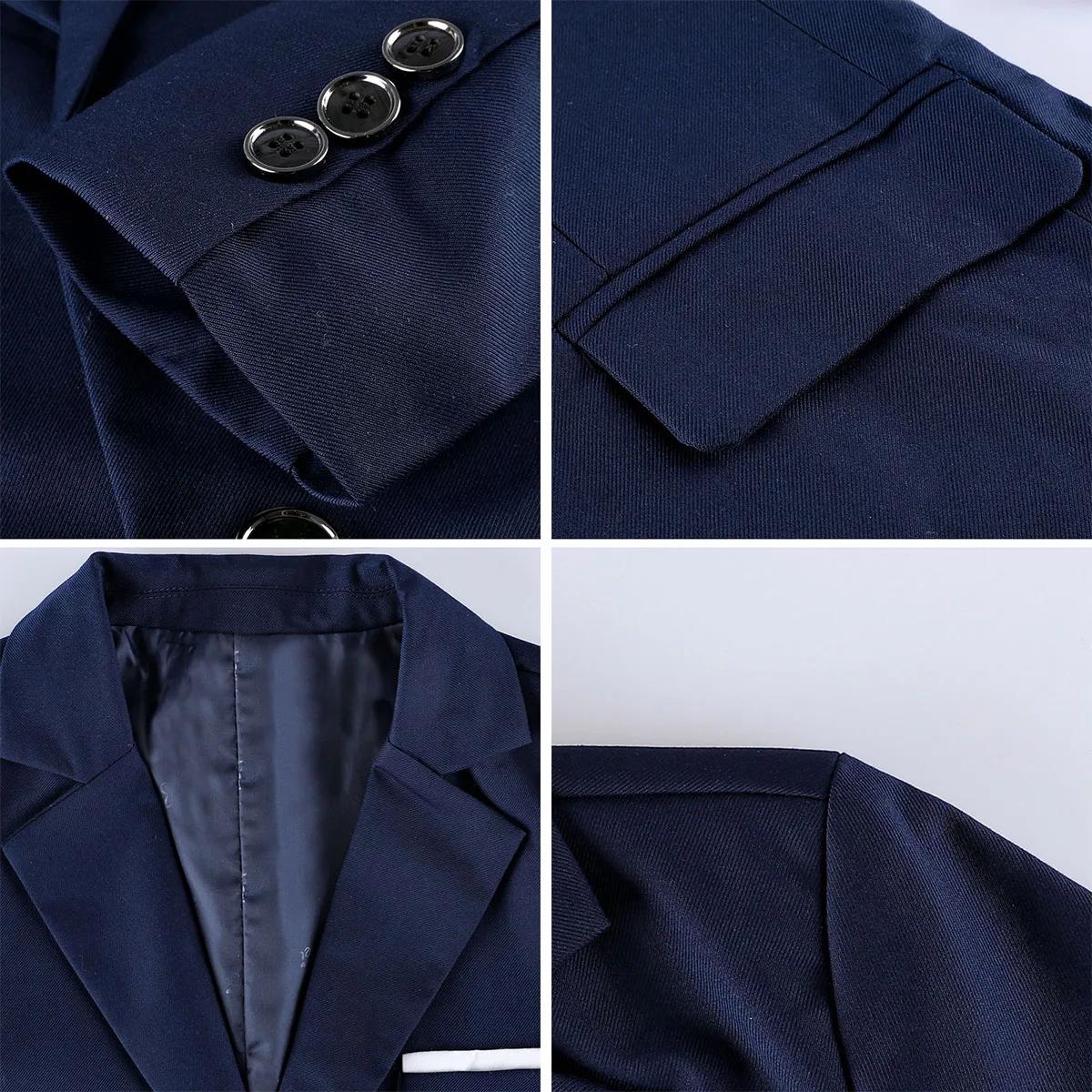 Costume pour enfants garçons, ensemble de tenue formelle de mariage, vêtements pour hommes, porteur