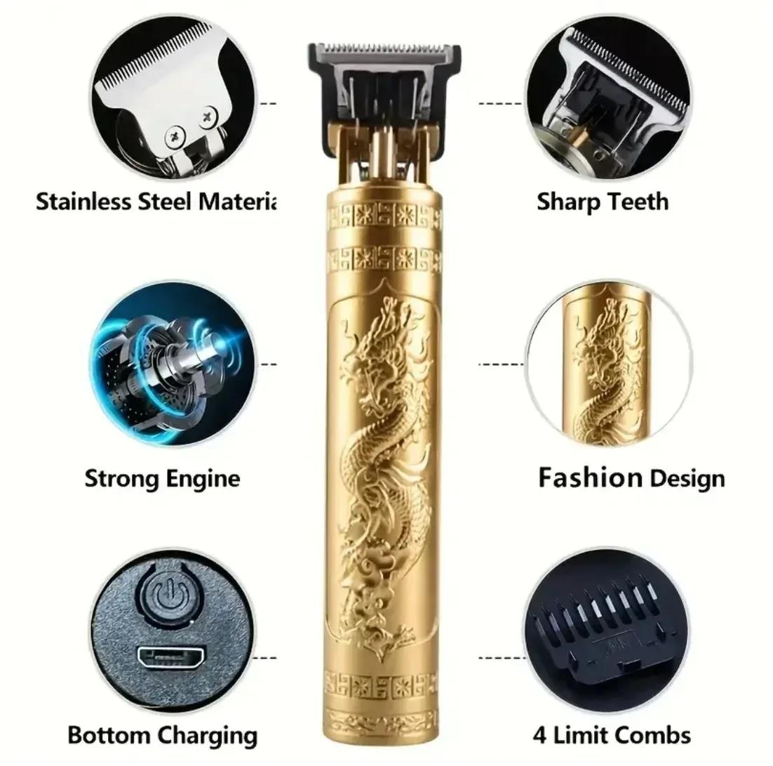 Nouveau rasoir hommes rétro coupe de cheveux T9 professionnel Machine de coupe de cheveux Rechargeab