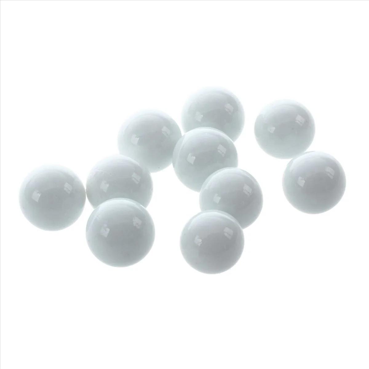 BAAU 100 pièces billes 16mm billes de verre culotte boules de verre décoration couleur pépites jouet